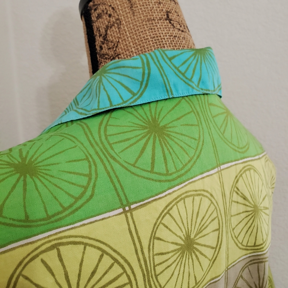 VINTAGE Playdeck Bullocks Wilshire fruit slice graphics Small EUC Tropical retro - Picture 4 of 8